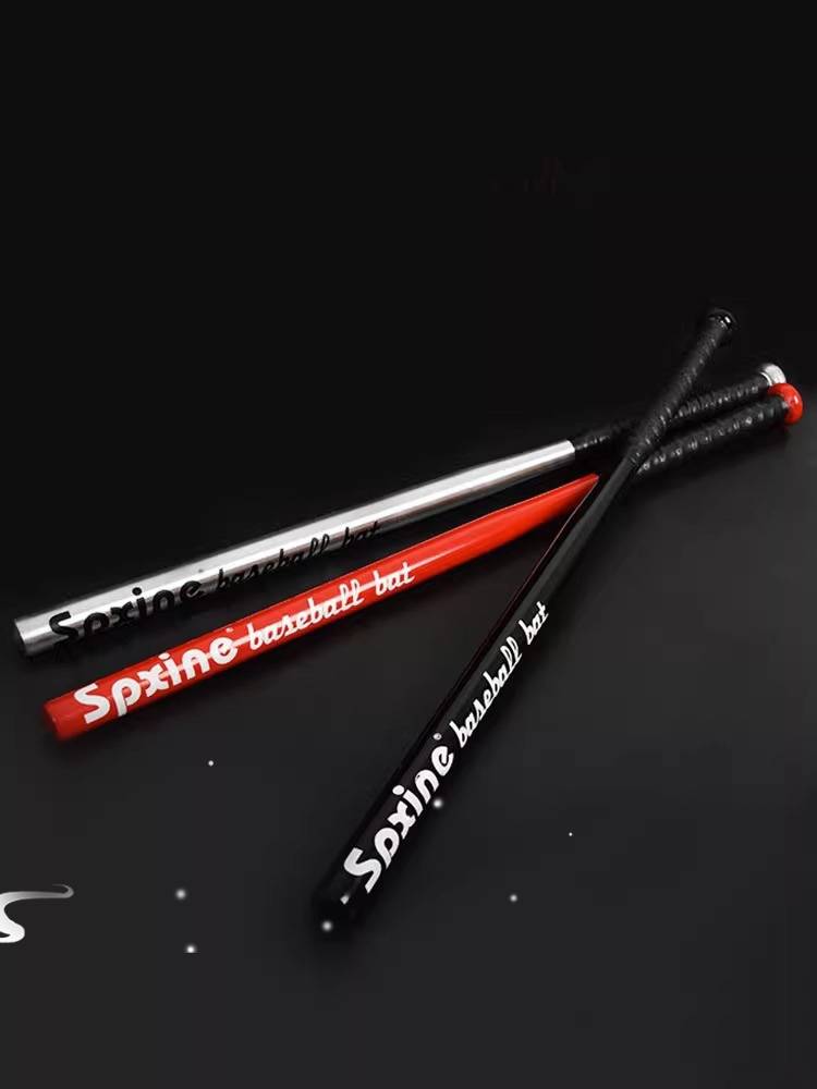 German baseball rod stick defense self -defense legal weapon solid steel car, iron rod baseball fine stick metal ball pole