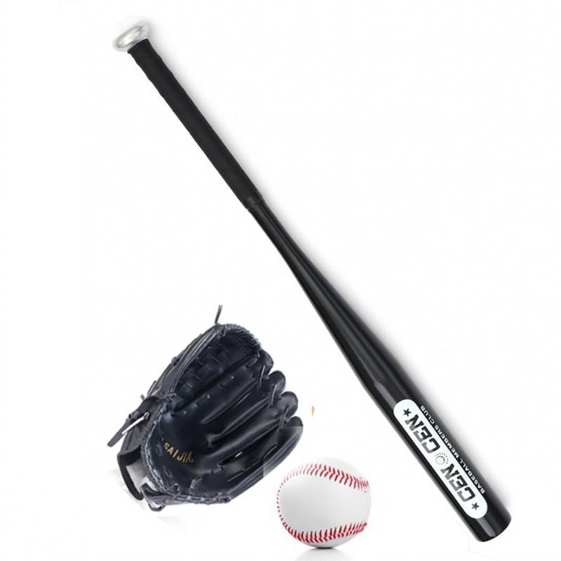 Black with black, baseball four -piece set