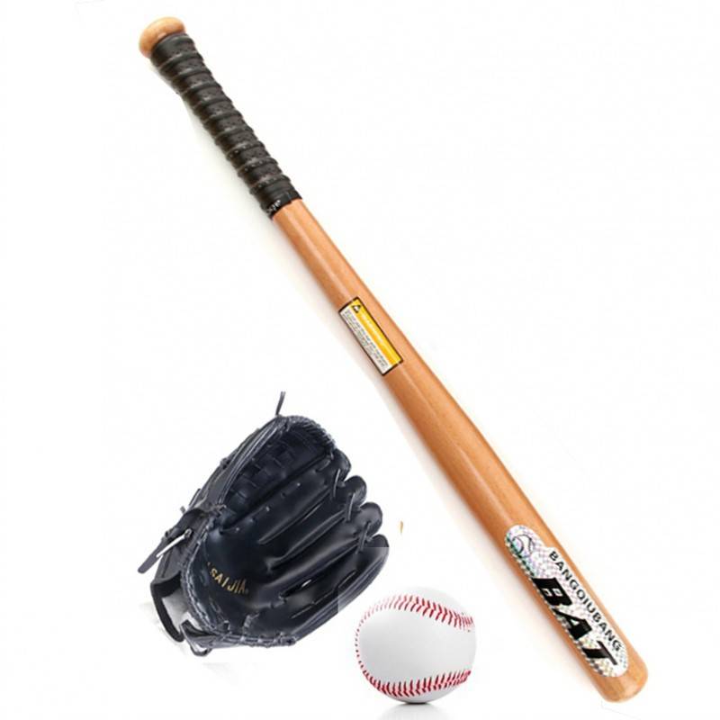 Four -piece set of Huai Mu with black and baseball