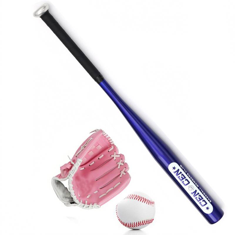 Blue powder and baseball four -piece suit