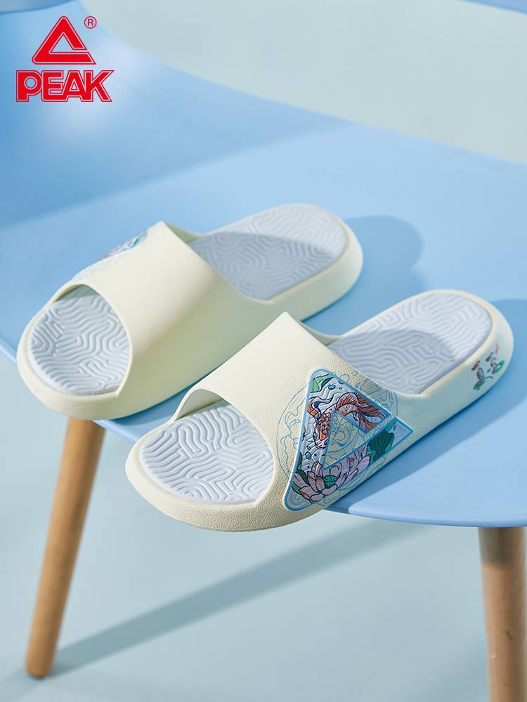 Peak polar slippers Men's summer new couple Guo Chao Beach home wearing non -slip basketball sandals woman