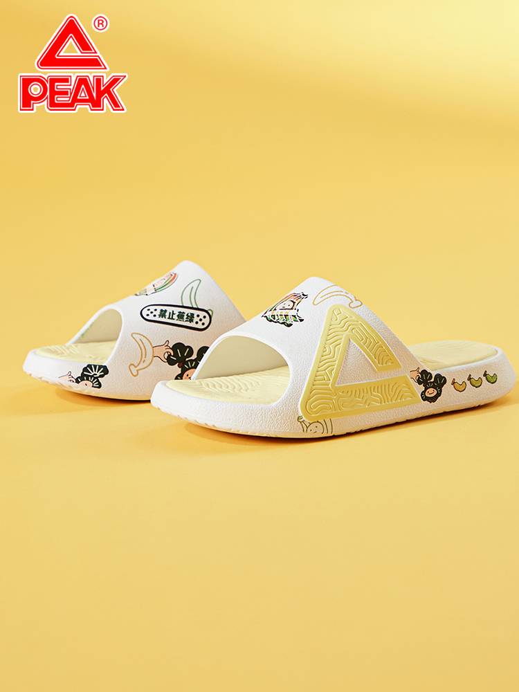 Peak polar slippers Men's summer new couple Guo Chao Beach home wearing non -slip basketball sandals woman