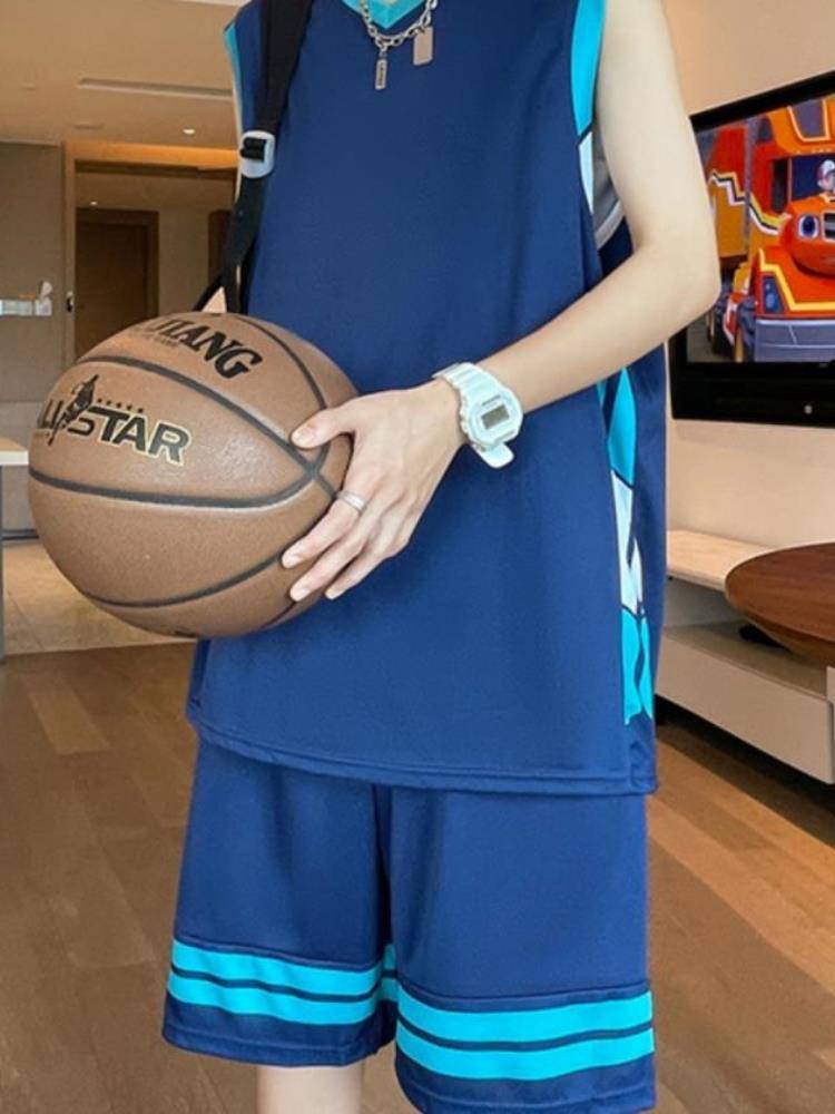 Official flagship Store Pinetic Penguin Summer Skin Skin Boys 13 -year -old junior high school student 14 basketball uniform sportswear
