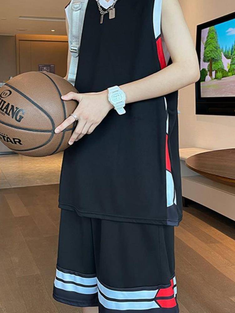 Official flagship Store Pinetic Penguin Summer Skin Skin Boys 13 -year -old junior high school student 14 basketball uniform sportswear