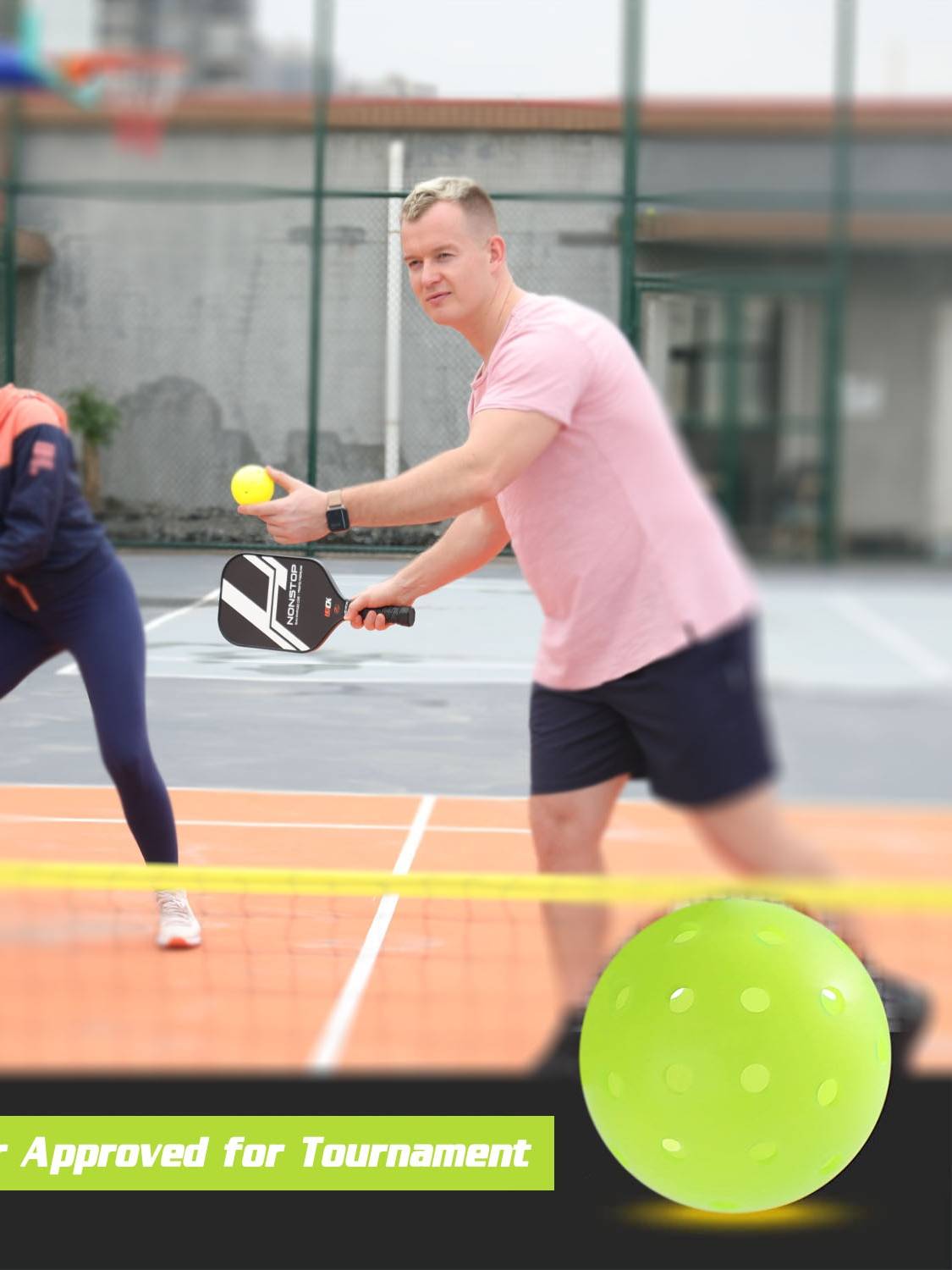 Heick 40 -hole USAPA certification competition for Pickleball Ball with a bepered ball