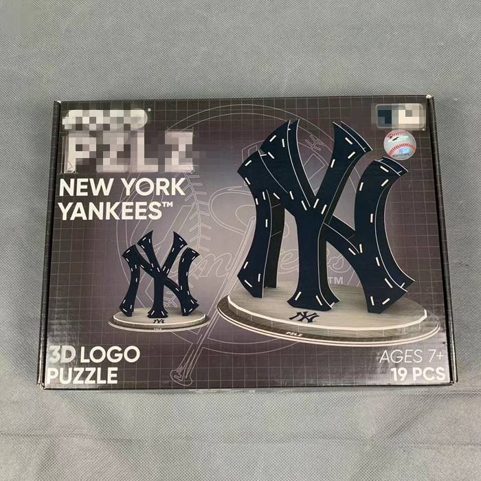 Exporting to the American American Baseball Logo Stereo Puzzle Dodge Yangji Puzzle Manual Handmade Gift Gift