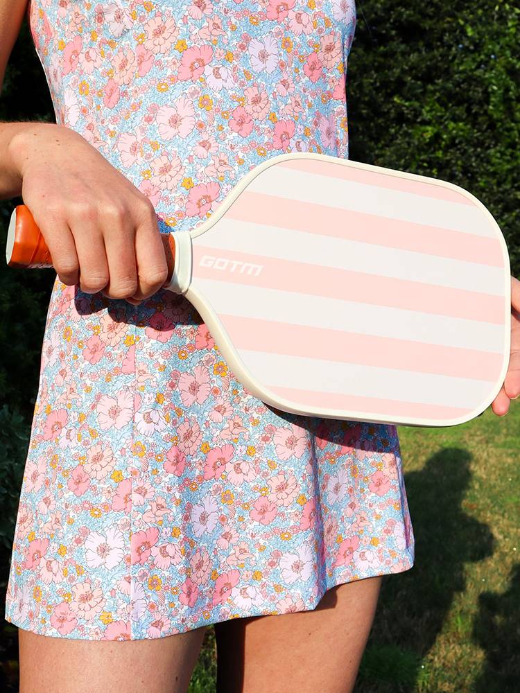 Pink Net Red Pill ball racket pickledball padder carbon fiber shooting first school entry for novice shot