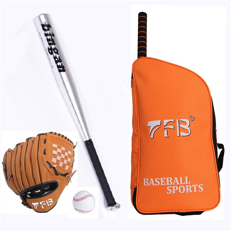 Young silver ball stick+brown glove+2 ball+bag