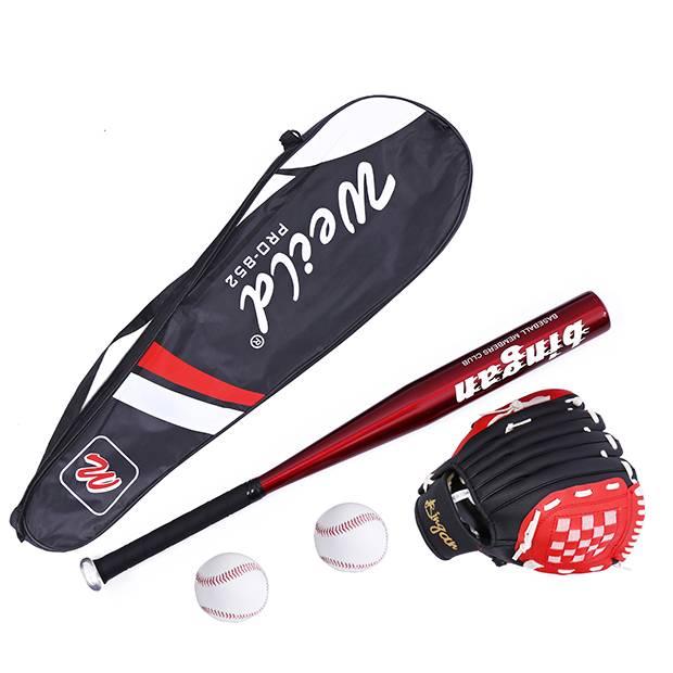 Red ball+red black glove+2 ball+bag
