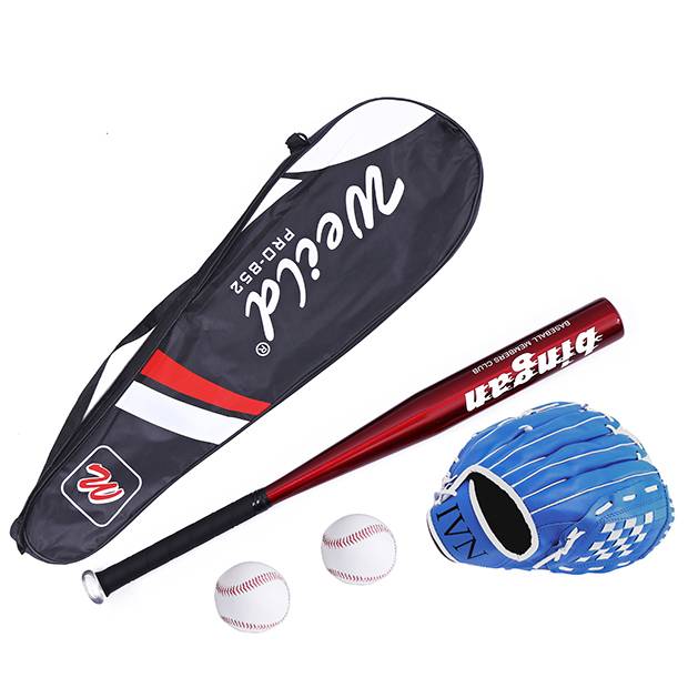 Red ball+blue glove+2 ball+bag