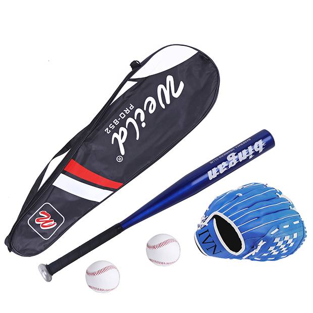 Blue ball+blue glove+2 ball+bag