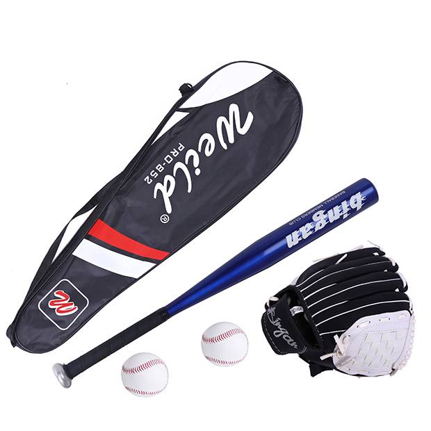 Blue ball+black and white glove+2 ball+bag
