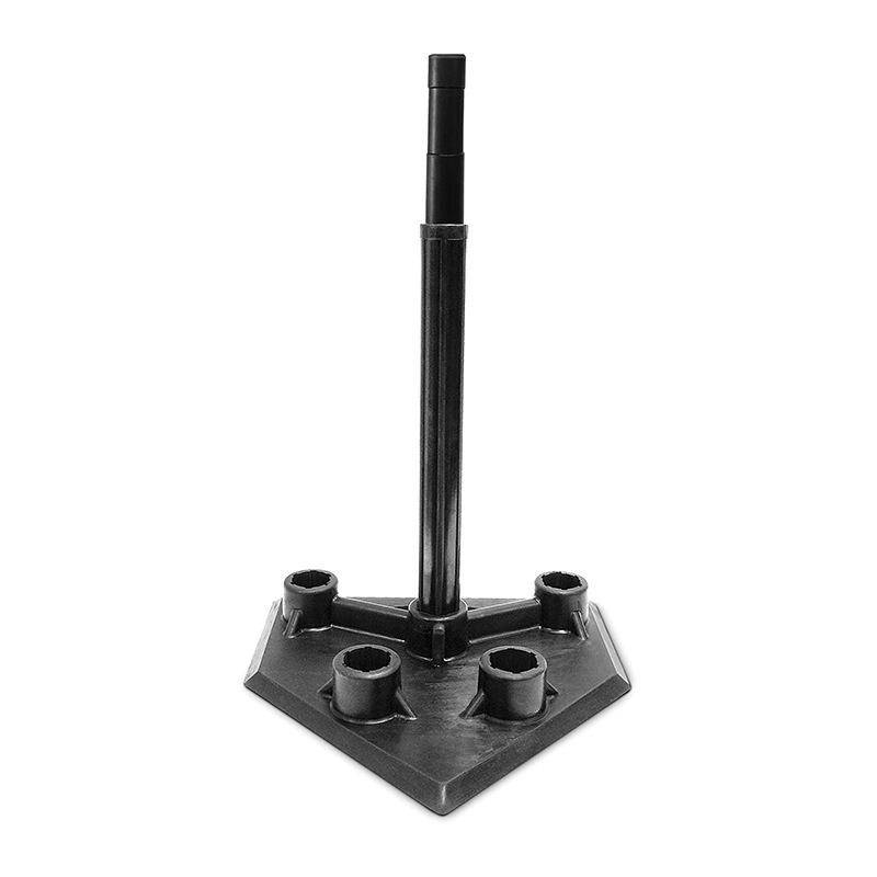 Five -hole adjustable baseball strike rubber strike standing seat elastic foot training device outdoor baseball baseball T stand