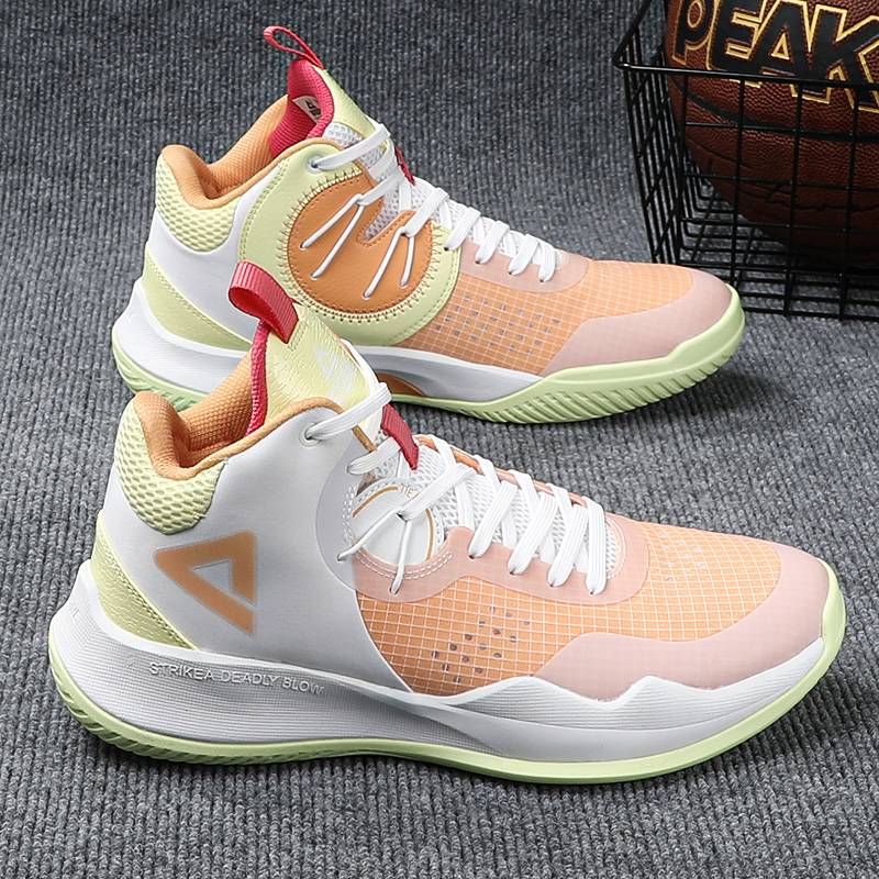 Peak cavalry 2 basketball shoes men's shoes summer leather waterproof sneakers men's actual combat anti -slip and wear -resistant sneakers genuine