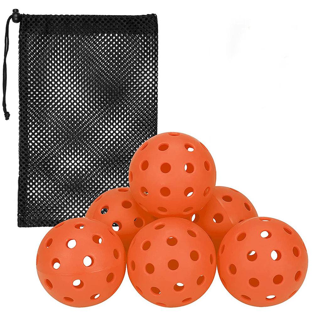PE cave ball pickleball 40 pores Pocket outdoor balls 6 mesh bags