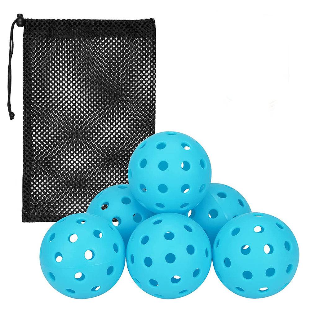 PE cave ball pickleball 40 pores Pocket outdoor balls 6 mesh bags