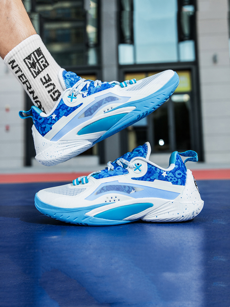 Peak Flash 10 Sakura Powder 9th -generation youth student basketball shoes summer 2024 new air -breathabilitation actual combat