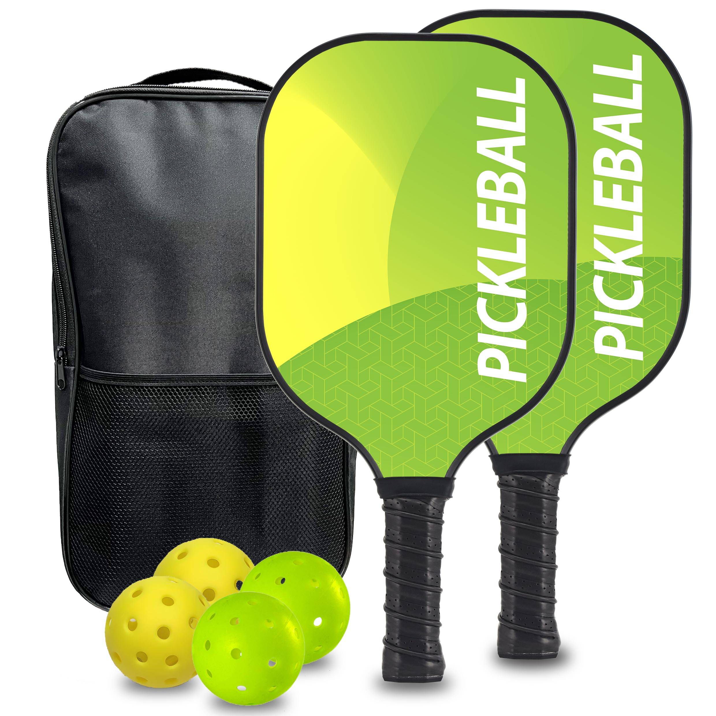 YH Piccoon racket pickleball glass fiber ultra -light dual competition training racket set genuine