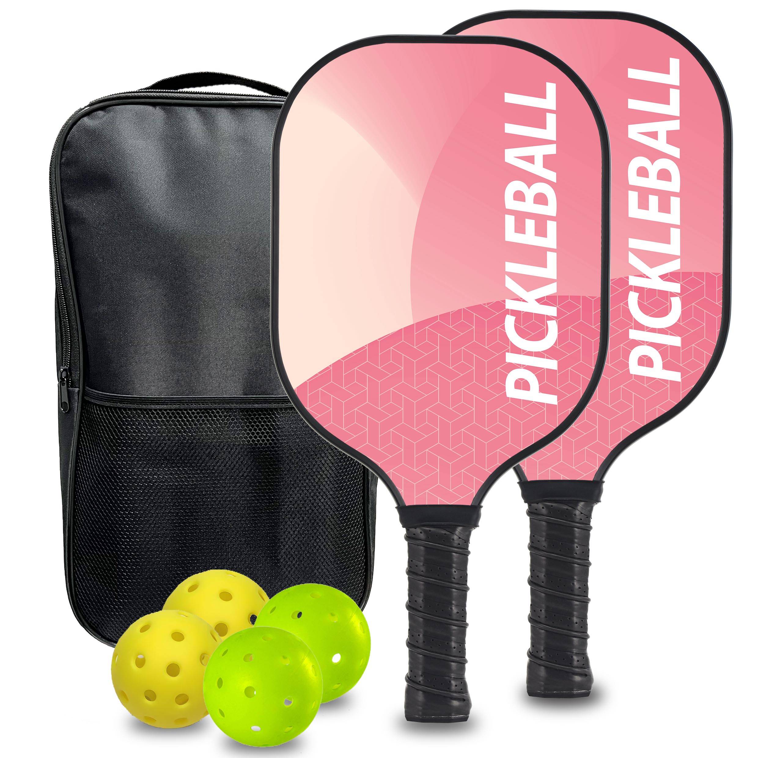 YH Piccoon racket pickleball glass fiber ultra -light dual competition training racket set genuine