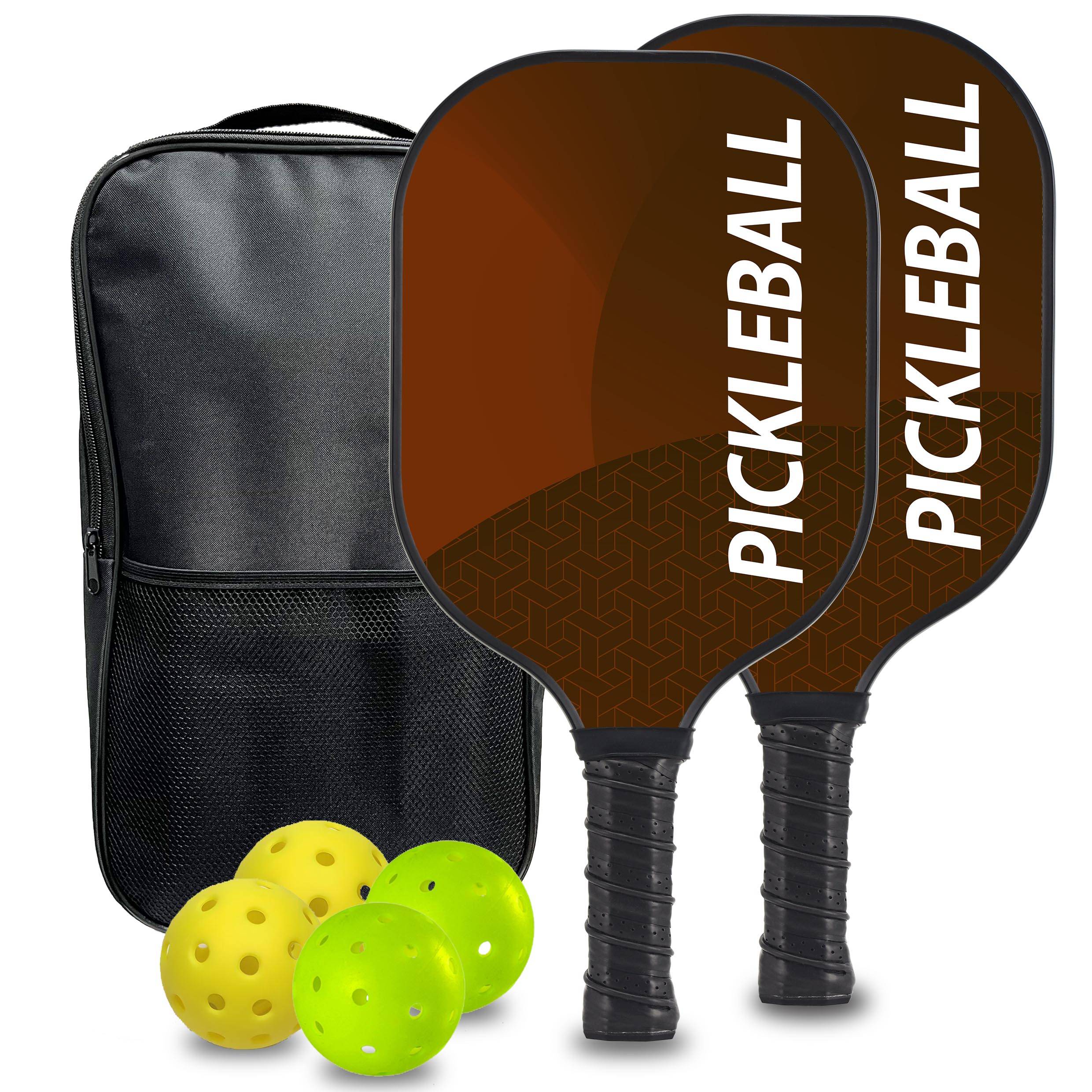 YH Piccoon racket pickleball glass fiber ultra -light dual competition training racket set genuine