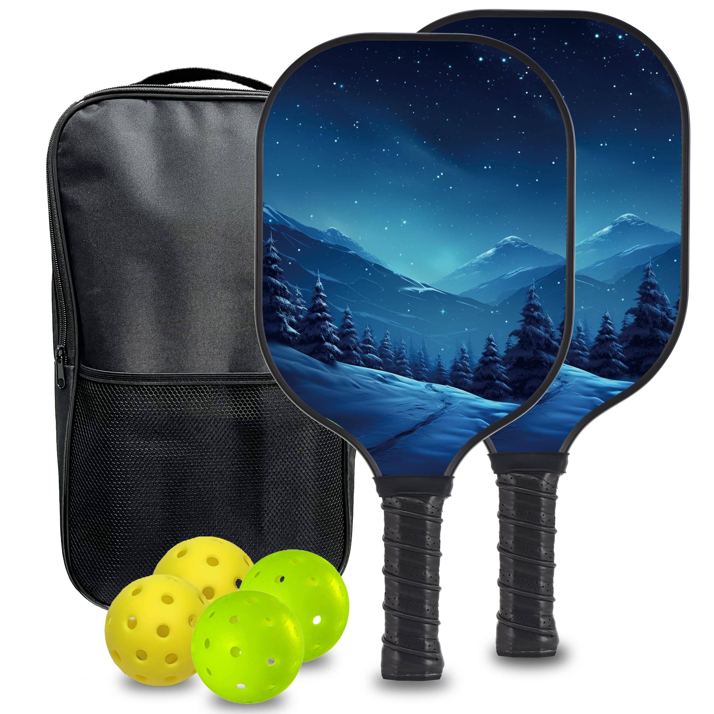YH Piccoon racket pickleball glass fiber ultra -light dual competition training racket set genuine