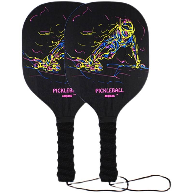 Genuine Piccoon racket adult board badminton racket one pair of solid wood rackets to send 12 balls