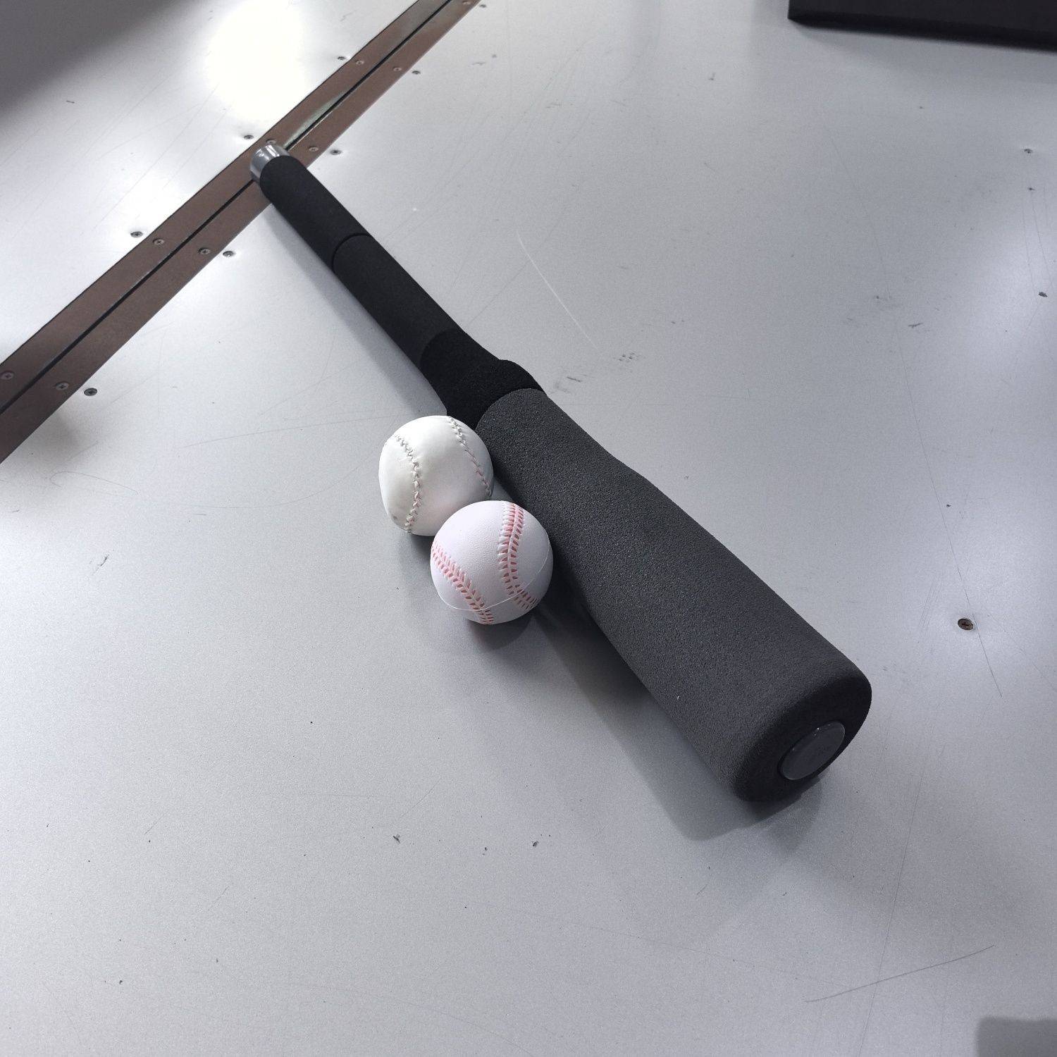 Dark gray 70 cm long baseball stick to get 2 goals
