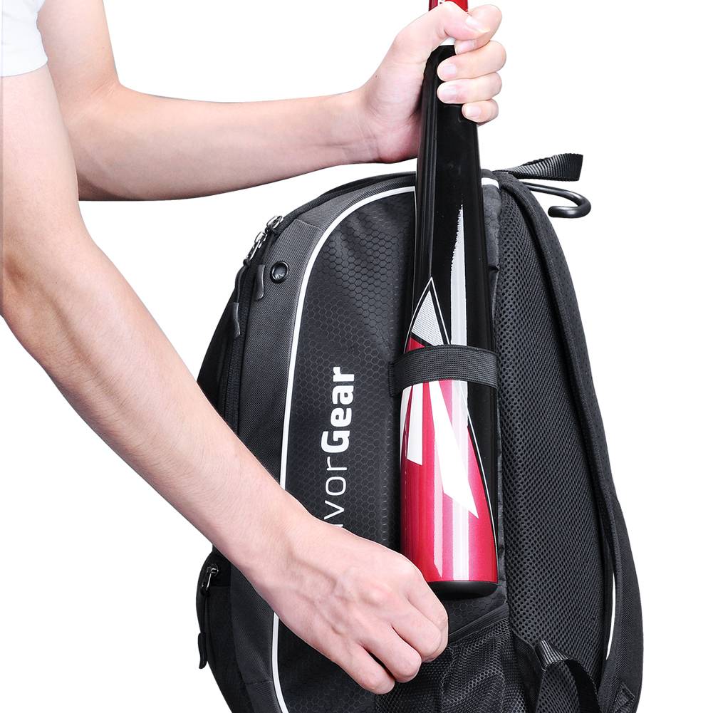 Genuine Favorgear BP100 Baseball Backpack Back Back Back Back Bar Back Equipment Pack Youth Baseball Black Black