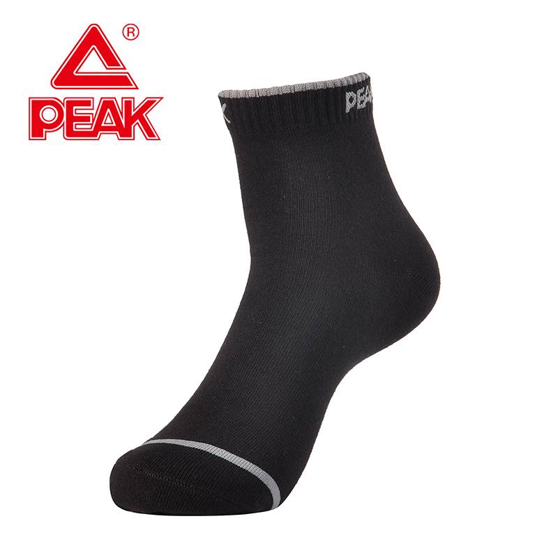 Peak sports socks Men's spring and summer Men's breathable sweat absorption socks sports running basketball socks 6 doubles
