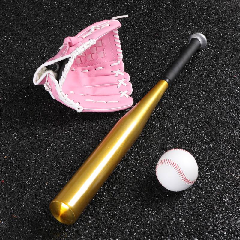 Golden Baseball Stick (pink glove+ball)