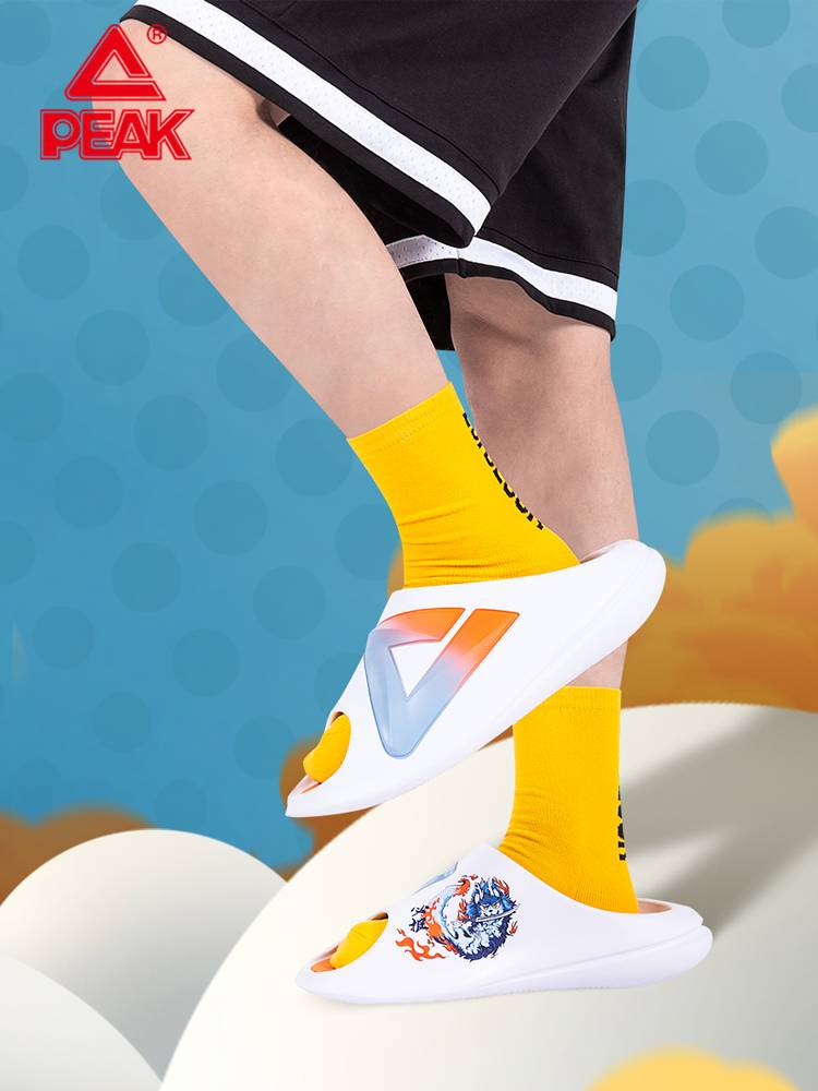 Peak is extremely small in summer and summer new men's sports slippers beach shoes basketball non -slip cool slippers men's shoes