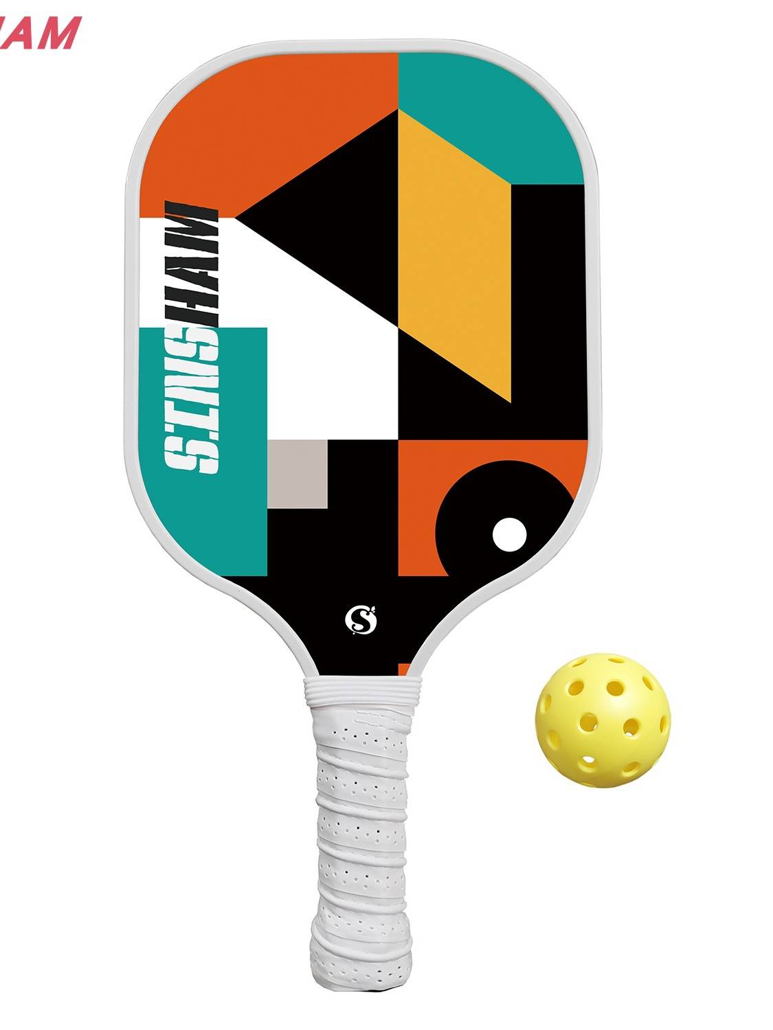 Peak ball racket Amazon hot selling SINSHAM carbon fiber shooting Pickleball professional racket single -shot ball