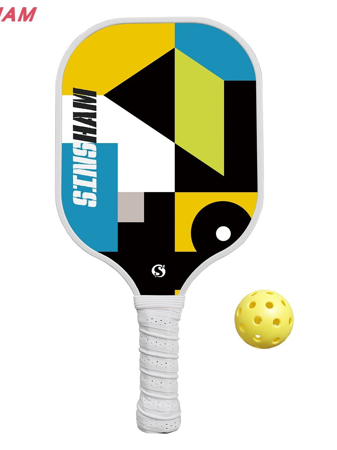 Peak ball racket Amazon hot selling SINSHAM carbon fiber shooting Pickleball professional racket single -shot ball
