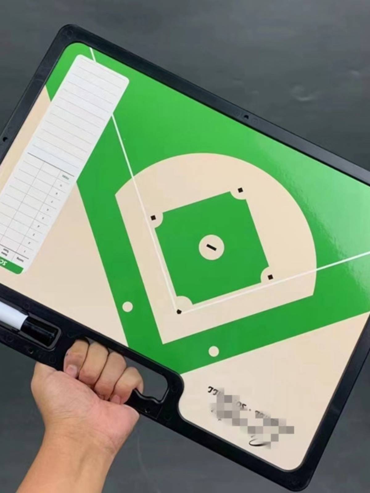 Coach tactical board painting board can explain students to command portable baseball softball