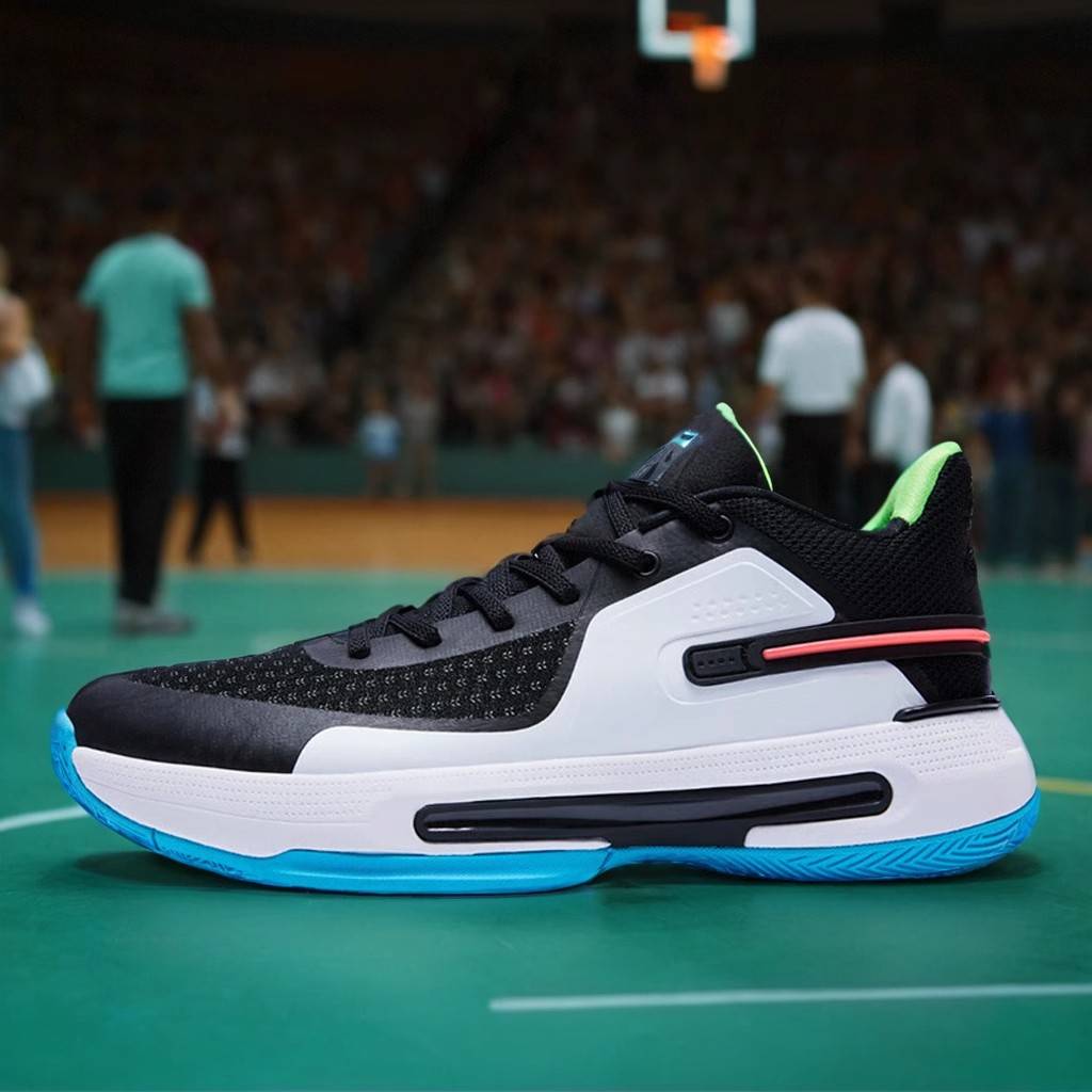 Peak pole Parker cavalry basketball shoes men's actual combat high -top shoes anti -slip student sports shoes E2233041A