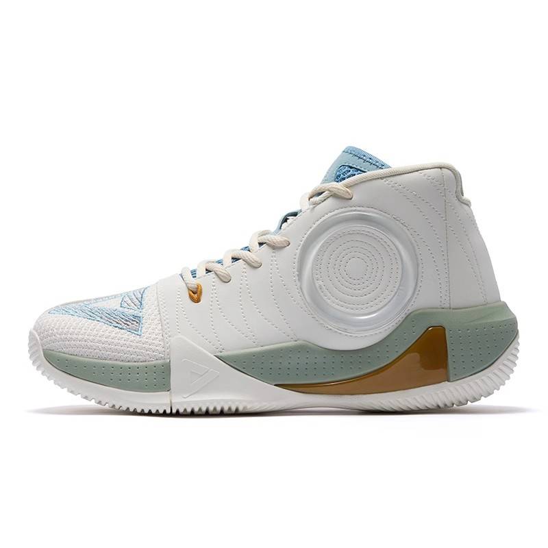 Peak pole Parker cavalry basketball shoes men's actual combat high -top shoes anti -slip student sports shoes E2233041A