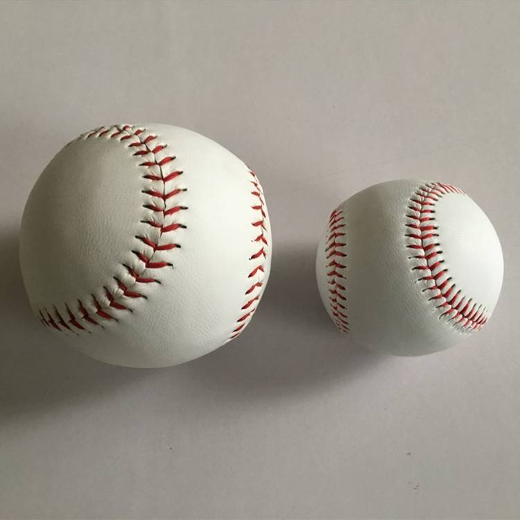 Practice soft hard baseball baseball PVC leather cork core rubber core stickball handmade stitching ball