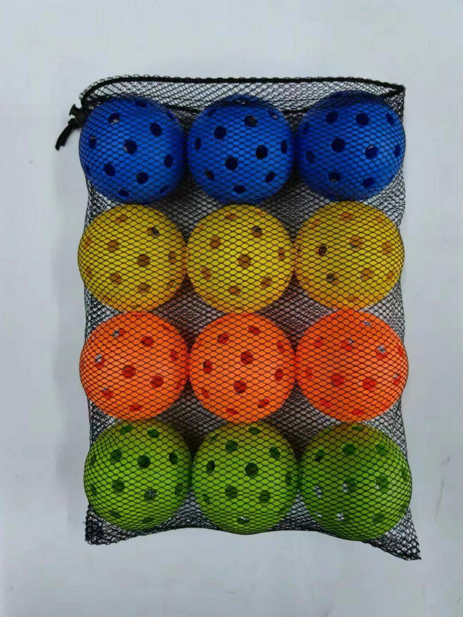 Peak ball hole super hard rolling plastic ball golf training with hole injection plastic balls hot
