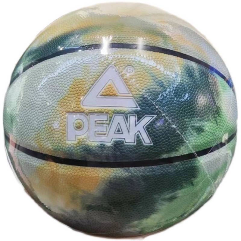 Pyk counter model tie -dye basketball No. 7 PU indoor and outdoor wear -resistant student competition adult soft leather Q1231030