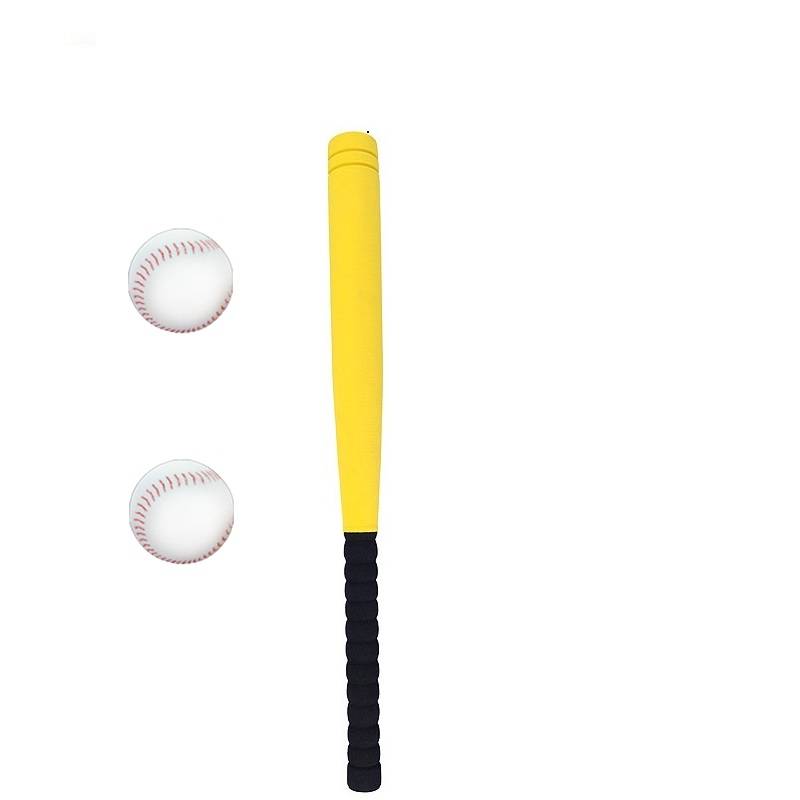 Large yellow baseball stick with two balls