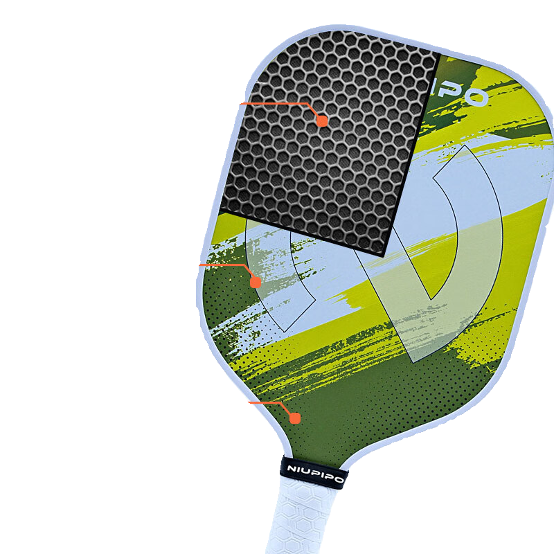 NIUPIPO set sandblasting process Rough professional performance Beik racket cut off all carbon Peick racket