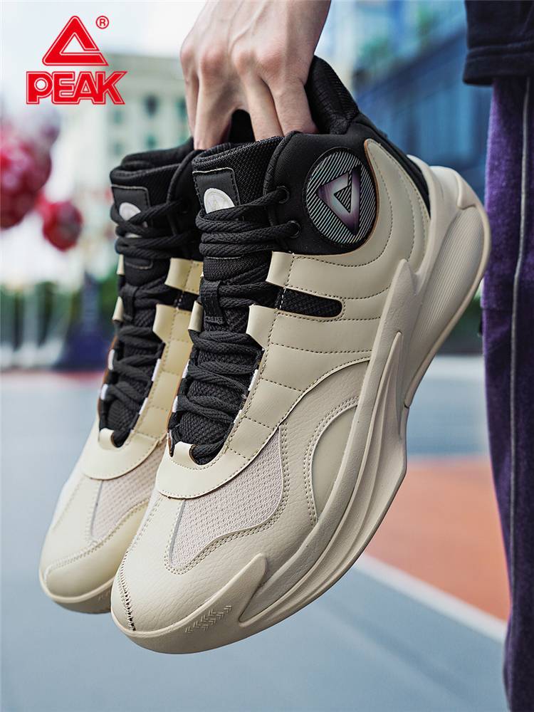 Peak men's shoes 2024 Summer new basketball shoes men's shock absorption inner field professional sports return warming shoes tide
