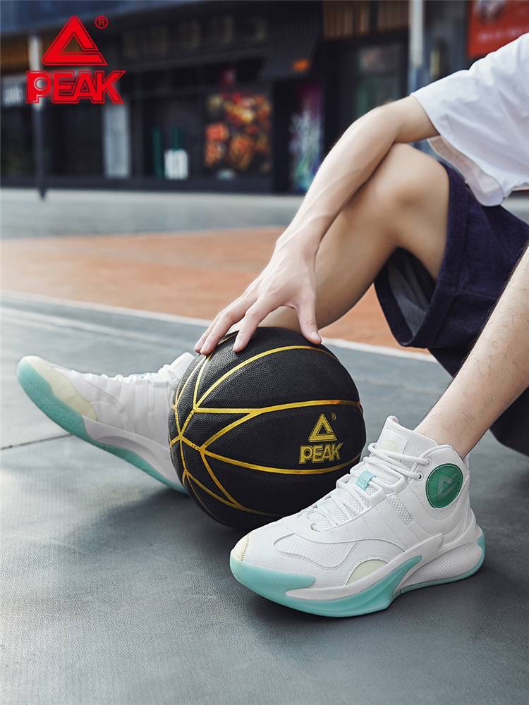 Peak men's shoes 2024 Summer new basketball shoes men's shock absorption inner field professional sports return warming shoes tide