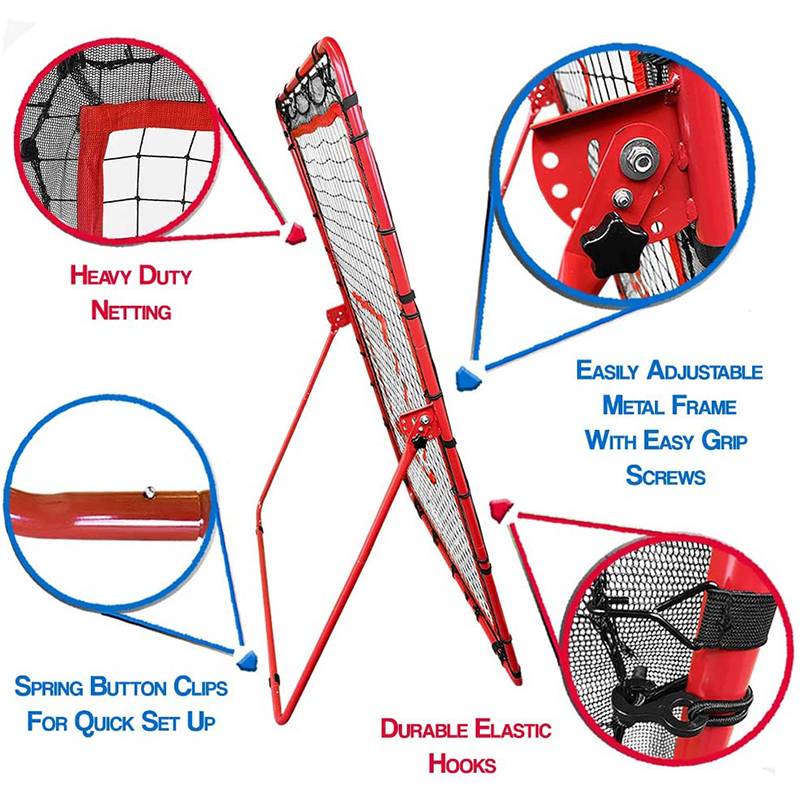 Backball Bounce Net Stick Ball Packing Packing Point Point Point Pitch Pitch Back Net Reproduction Return Training Network