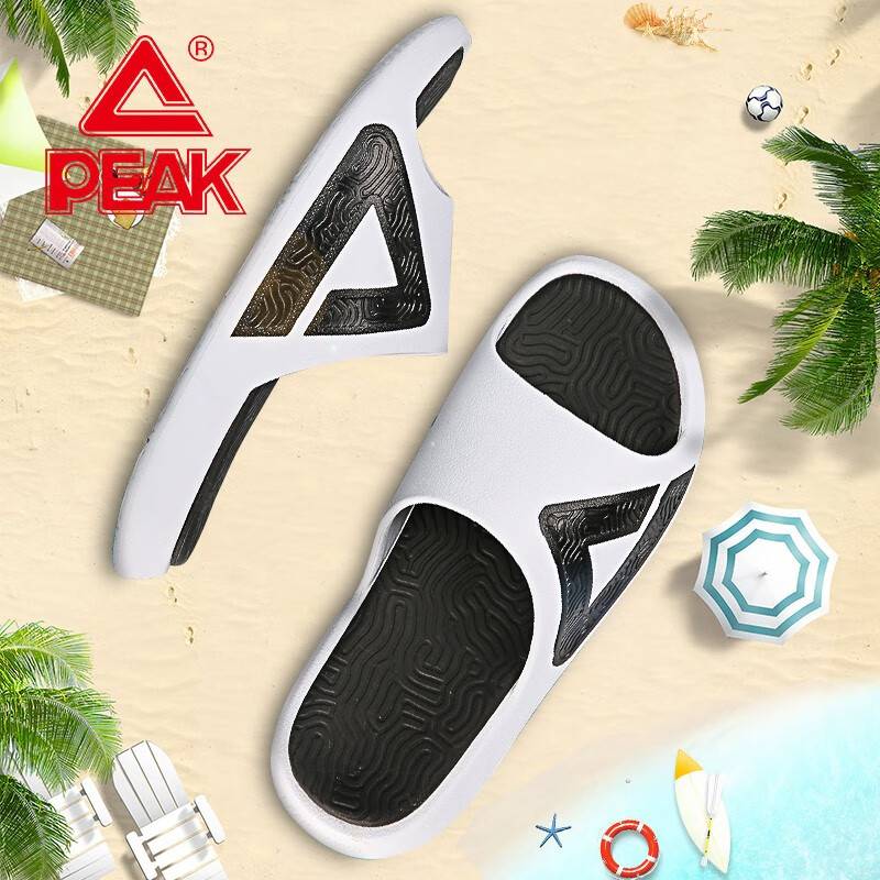 Peak polar slippers Men's summer sneakers basketball outside wearing sandalwood official flagship store women's outdoor housing shoes