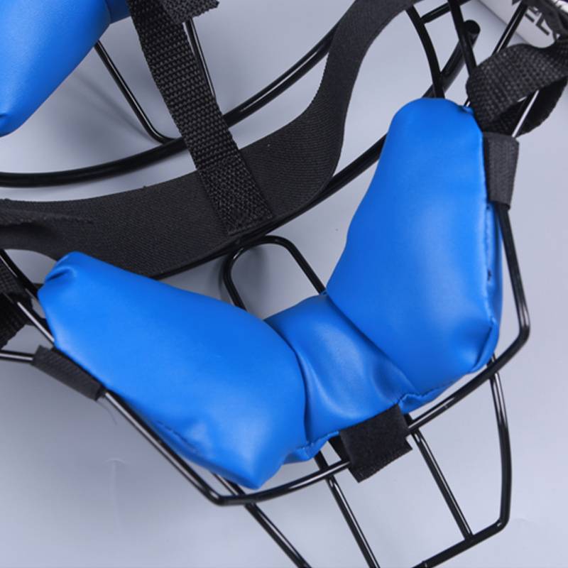 Professional baseball helmet Children's helmet catcher training competition double -ear mask protective mask protective face protection baseball ball