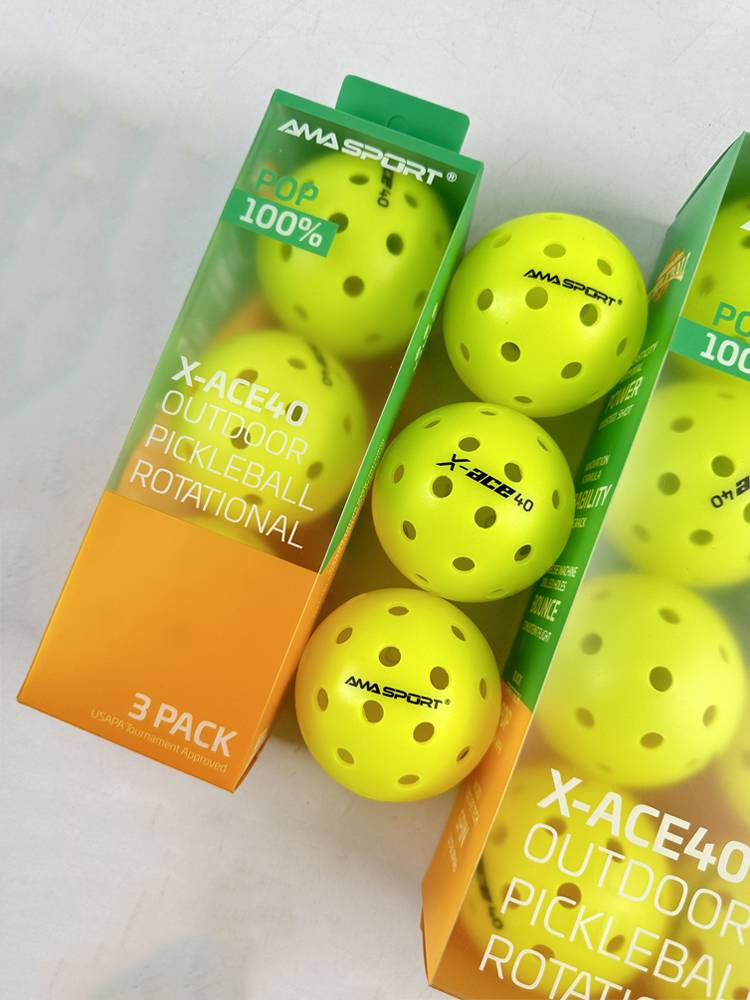 AMASPORT Piccut Pole Pass Pickleball Green 40 -Pole Outside Plastic Specup Professional Competition