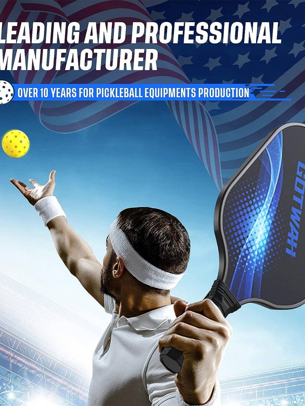 GOTWAH same Peak ball racket entry began grain glass fiber Pickleball Piccorn racket set