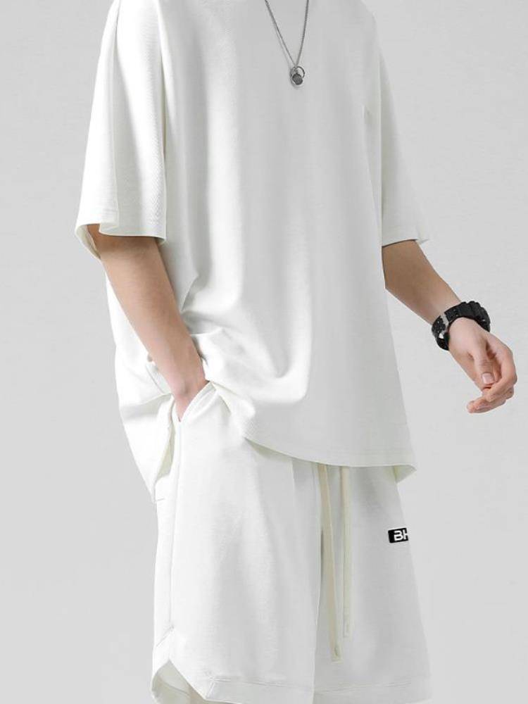 Anta adapt to ice silk T -shirt male summer thin -run sports short -sleeved shorts basketball uniform boys loose