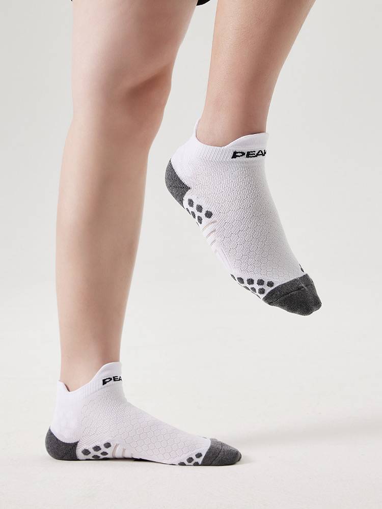 Peak professional running socks, low -top socks, low -skid comprehensive training fitness socks sports casual ventilation men's socks